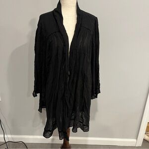 Calypso St Barth Black Women's Swim Cover-Up One Size